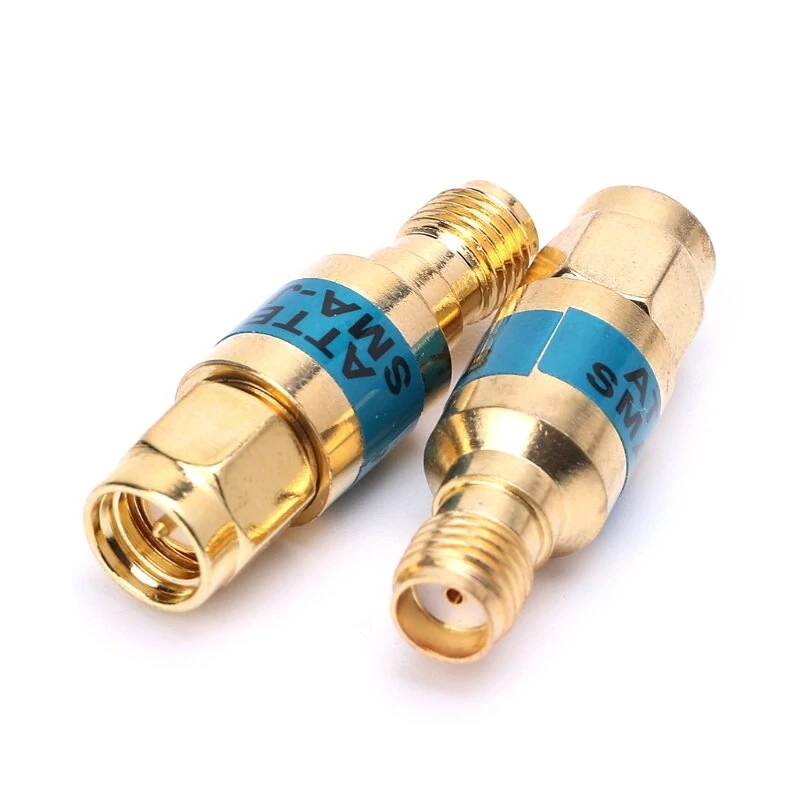 Golden Attenuator 2W 0-6GHz SMA Male to Female RF Coaxial Attenuator | Test Parts - Image 3