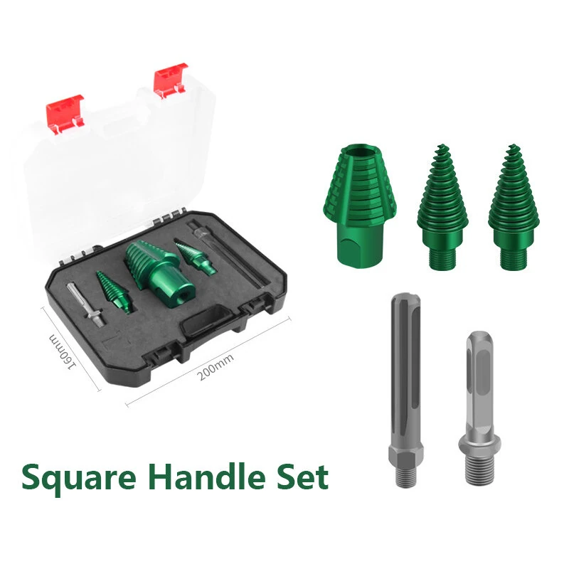 Wood Splitter Drill Bit - Carbon Steel Spiral Design - Fits Electric Hammer - Tree Stump Removal - Image 5