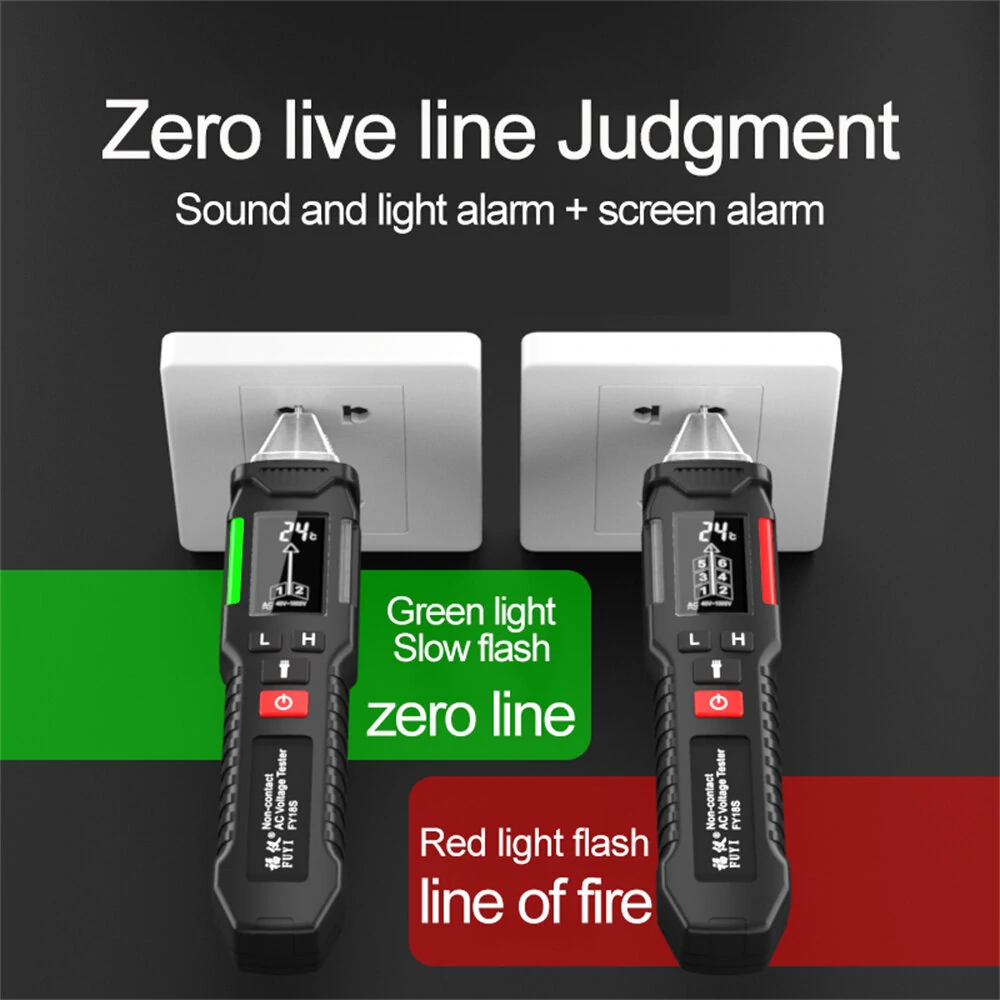FUYI FY18S Voltage Tester Pen - Multifunction Wall Sensor & Voltmeter | Electrician Tool - Image 5