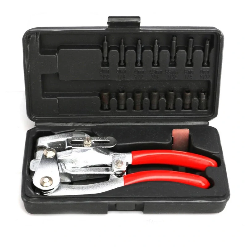 Stainless Steel Manual Hole Punch Pliers Tool | Copper Aluminum Leather Plastic