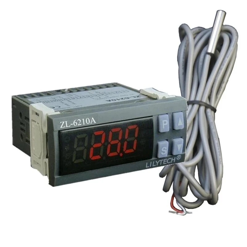 LILYTECH ZL-6210A Digital Temperature Controller Thermostat | Economical Cold Storage