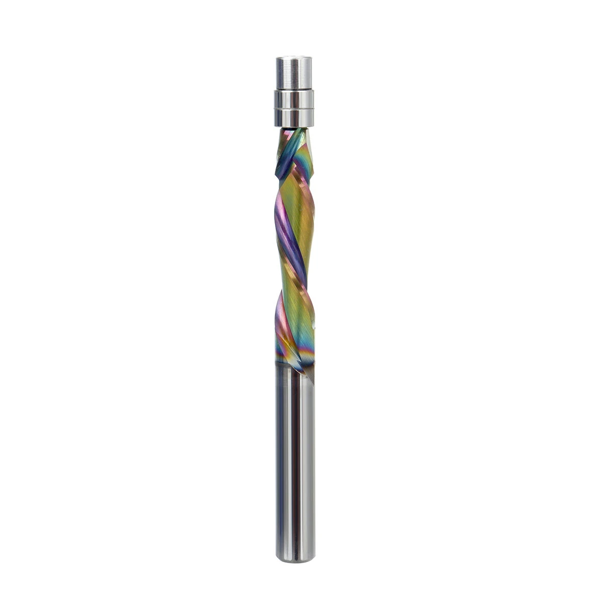 HONGDUI 1/4 Inch Flush Trim Router Bit | 1/4 Inch Shank & Cutting Dia | Double Bearing Pattern Bit