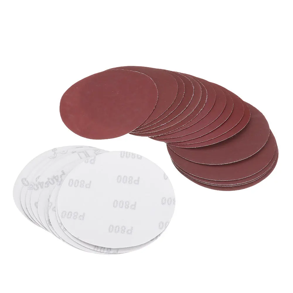 3M 6 Inch Sandpaper Discs - 25pcs 400-1200 Grit Aluminum Oxide for Polishing
