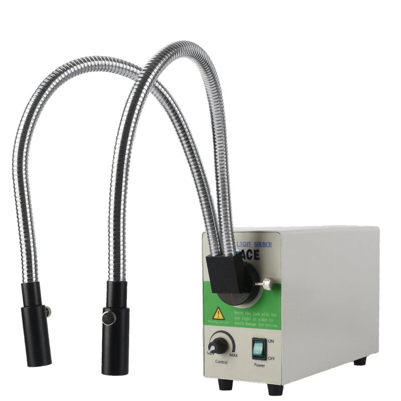 KOPPACE Microscope LED Cold Light Source - Dual Hard Tube 550mm Fiber Optic