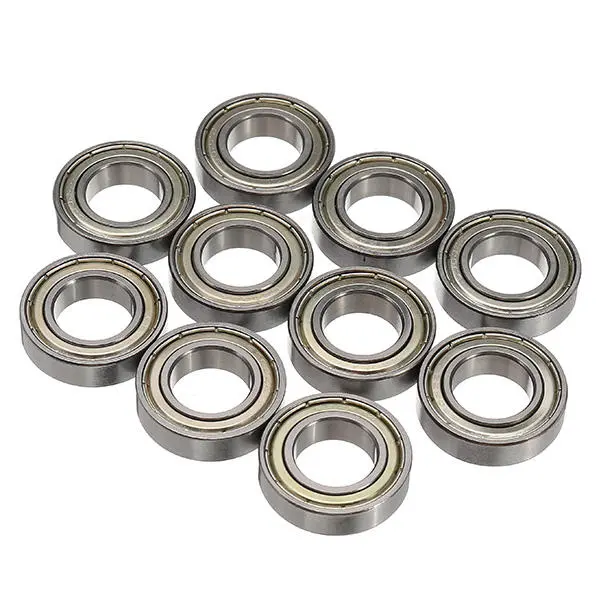 6902ZZ Ball Bearings 15x28x7mm - 10pcs Deep Groove | Shielded