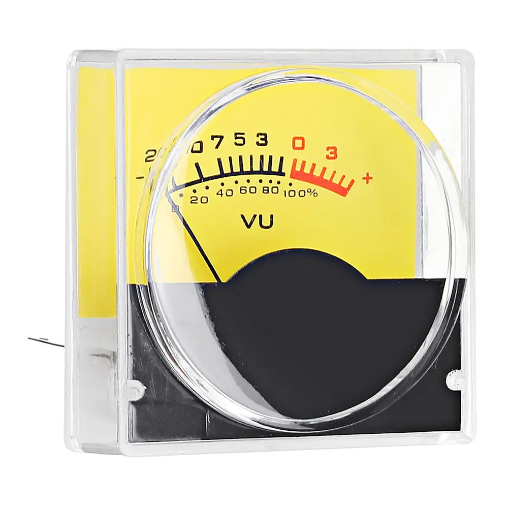 Pointer VU Meter Amplifier - DB Level Meter with White LED Backlight | Spectrum Analyzer