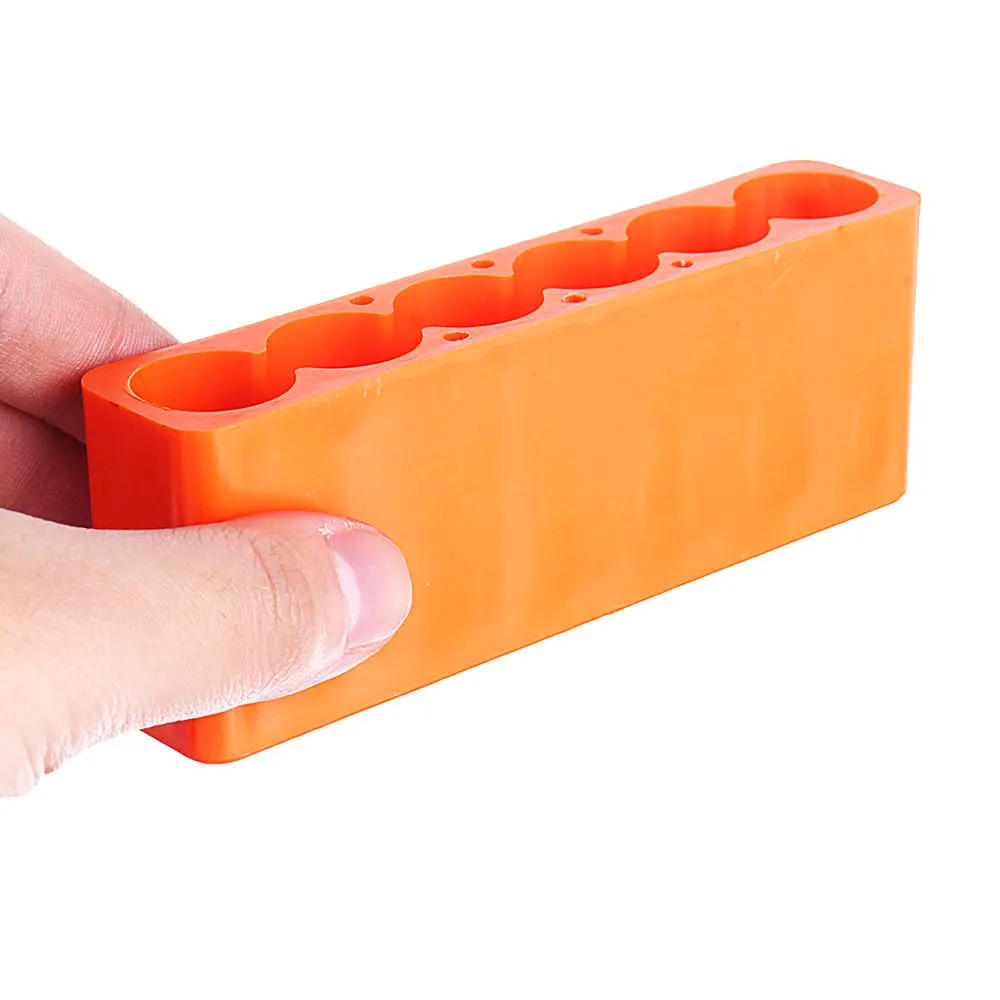 18650 Battery Clamp Mounting Jig - 6 Holes for Spot Welding Machine