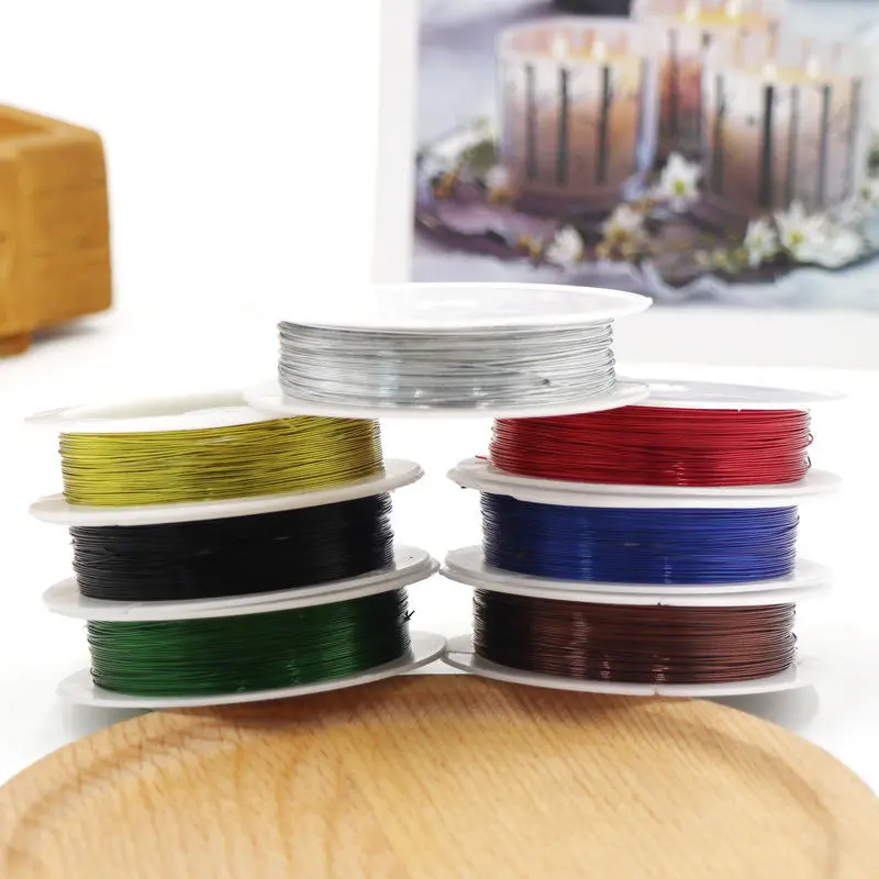 5Pcs Colorful 0.4mm Artificial Iron Wire Branches | DIY Flower Arrangement Accessories