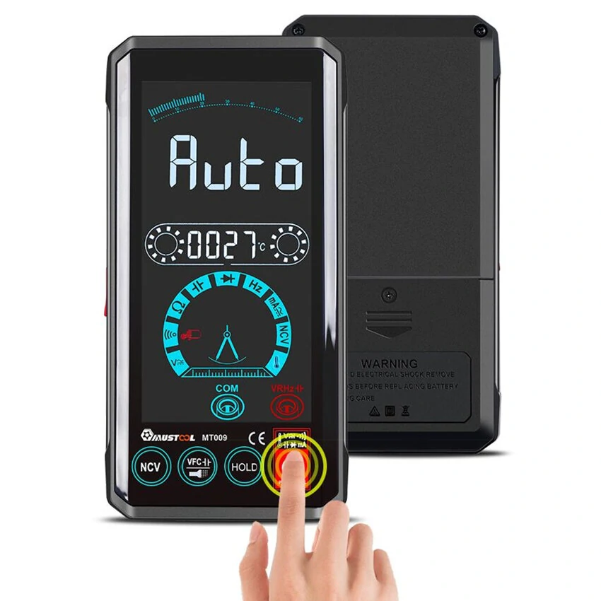 MUSTOOL MT009 4.4-Inch Touch Screen Digital Multimeter | True RMS Auto-Ranging 6000 Counts
