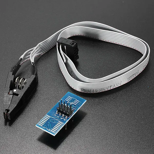 SOP8 SOIC8 Test Clip Module With Cable - EEPROM 93CXX 25CXX 24CXX Programmer