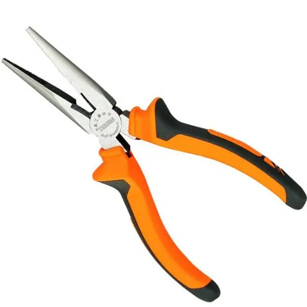 JAKEMY JM-CT1-4 8 Inch Long Nose Pliers - Sharp Needle Nose for Precision
