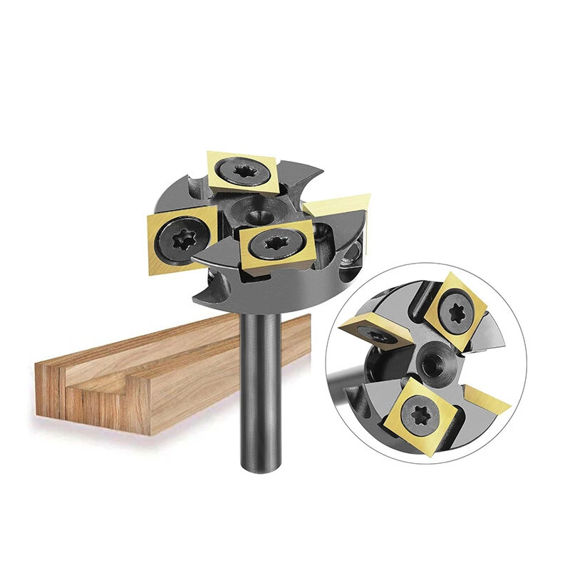Whiteside Router Bits 1/4 Inch Shank 4 Flute Spoilboard Surfacing Bit - TiAlN Coating