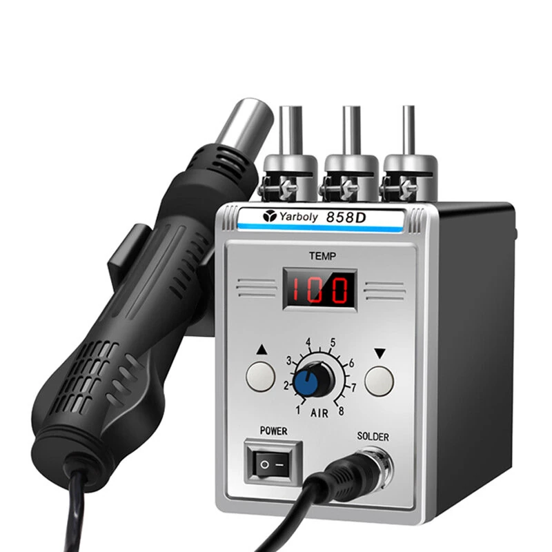 858D Hot Air Gun Solder Station - 700W 220V Rework Tool for SMD SMT Welding