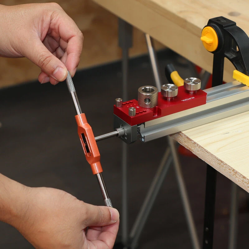 Aluminum Profile Hole Punching Tool Kit | 6mm 8mm 10mm 14mm Drill Set for Metal Fabrication