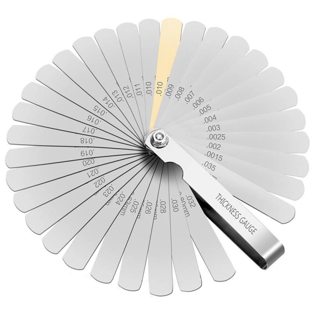 Feeler Gauge Set - 32 Blades 0.04-0.88mm - High Precision Metric Gap Measuring Tool