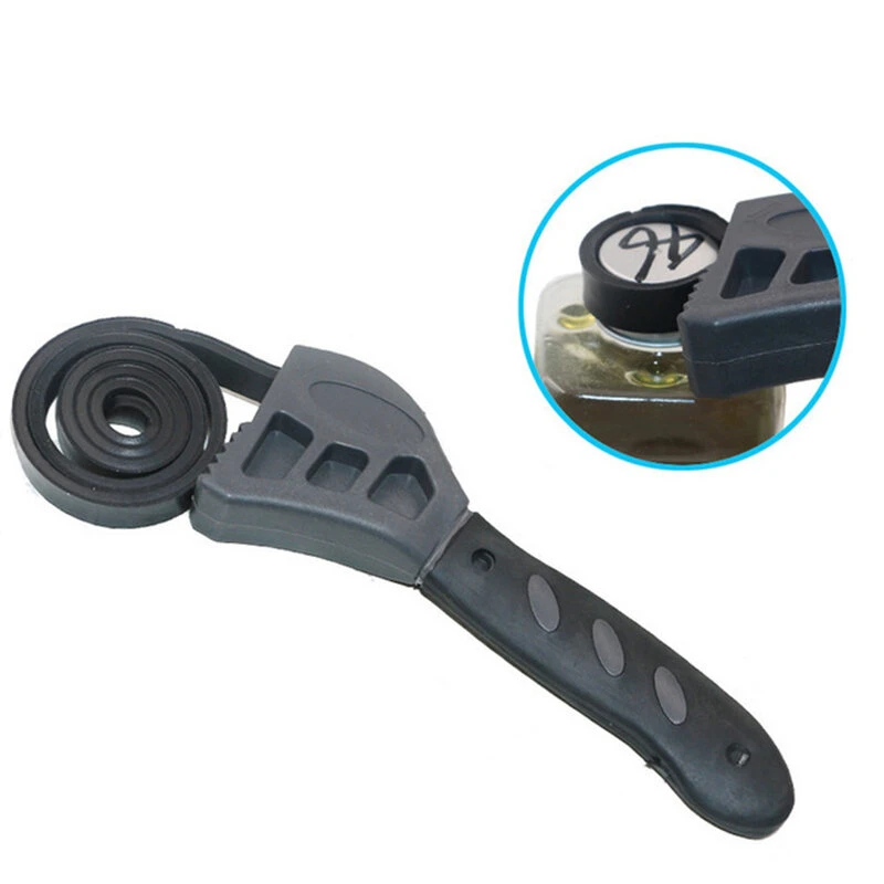 Adjustable Rubber Strap Wrench Set - 500mm For Pipe & Oil Filter