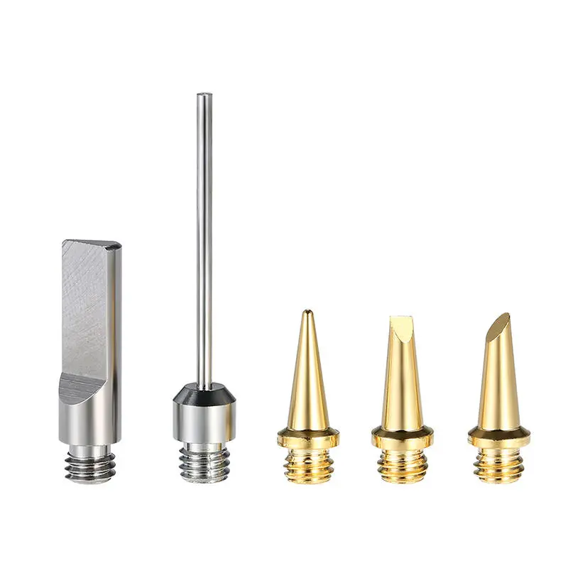 5pcs Gas Soldering Iron Tips - Butane Welding Station Tool | Lead Free Solder