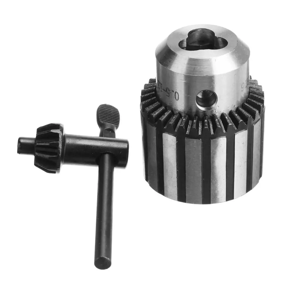 B16 Key Type Lathe Drill Chuck - 0.5-13mm Capacity | Taper Mount Tool