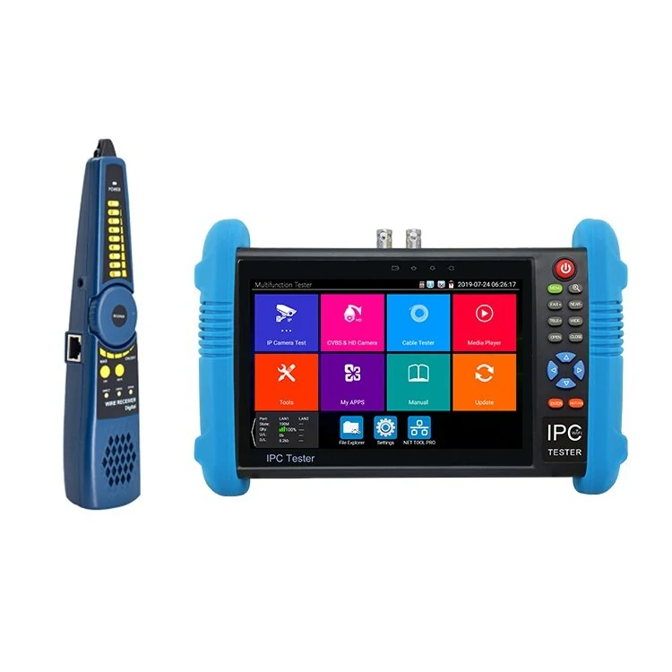 IPC-9800CADHS Plus+ 4K CCTV Tester - 7-Inch Screen | IPC & Poe Video Surveillance