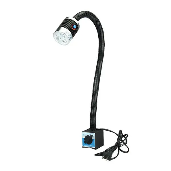 3W LED Machine Lamp | 110-220V Magnetic Base | 500mm Aluminum Alloy Light