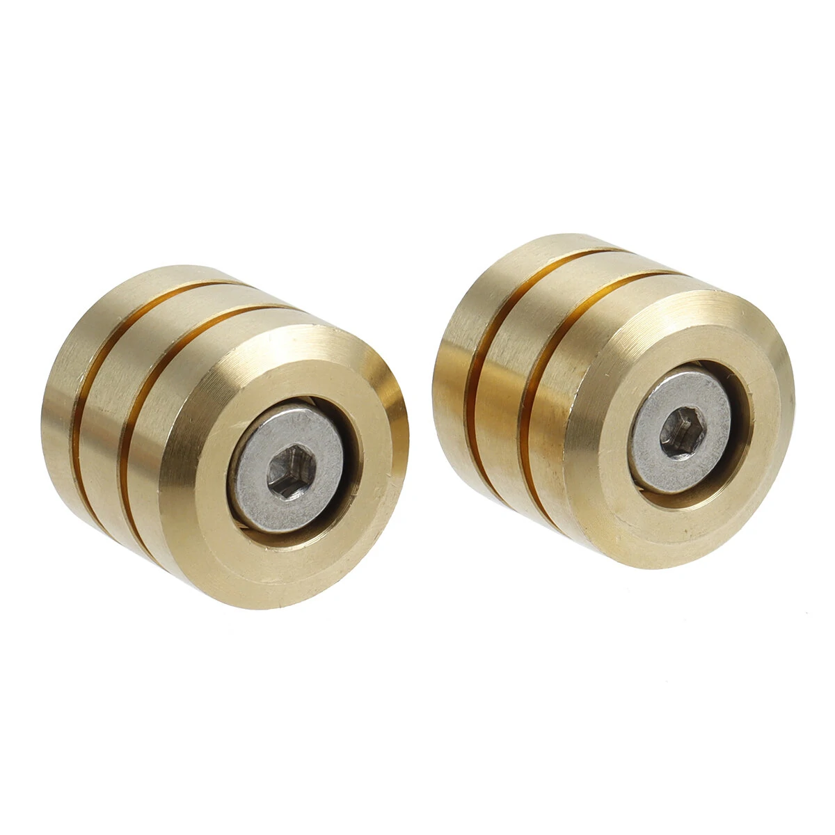Mohoo 2pcs Brass Roller Set - Honing Guide Sharpening System for Woodworking Chisels