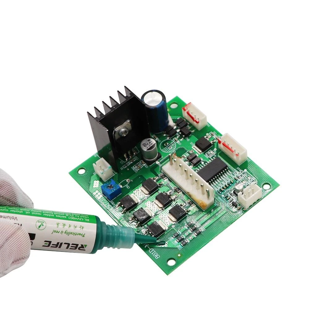 RL-UVH901G UV Curable Solder Mask Ink | PCB & BGA Circuit Board Protection