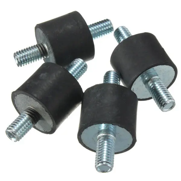 4pcs M10 40x30mm Rubber Shock Absorber Vibration Mounts | Air Cylinder Dampers