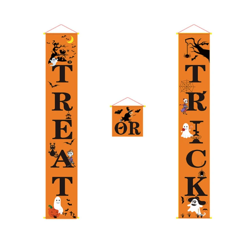 Halloween Porch Banner - Outdoor Hanging Decor for Home | Pendant Ornament