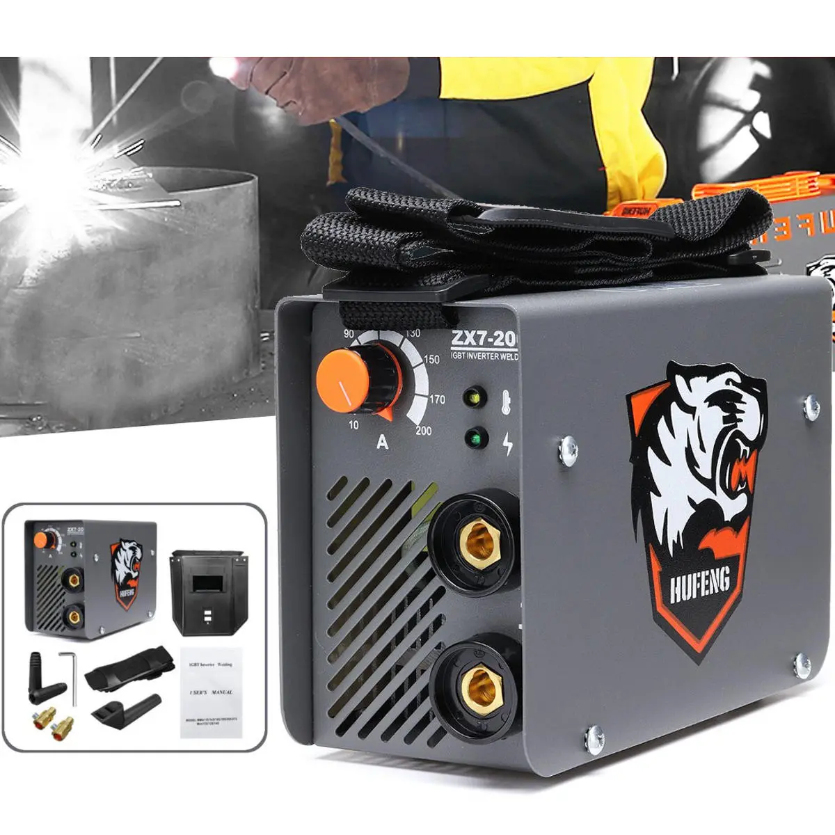ZX7-200 IGBT Inverter ARC Welder - 220V 4kW 200A MMA Stick Welding Machine