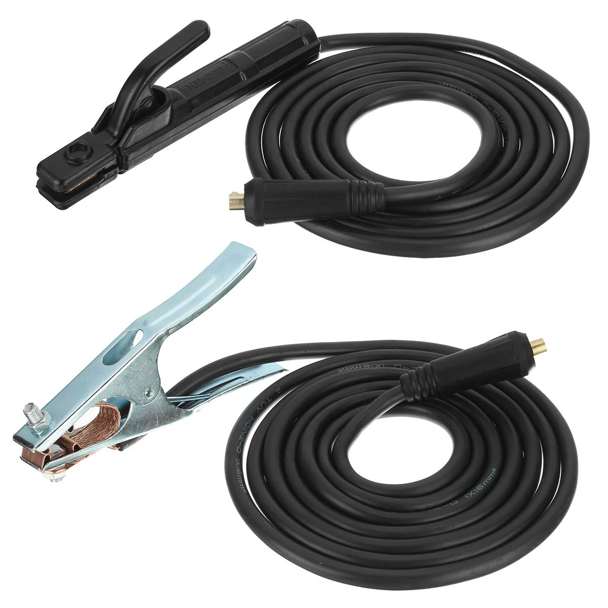 200A Welding Ground Clamp Set - 3M Cable & 10-25 Plug for MIG TIG ARC Welder