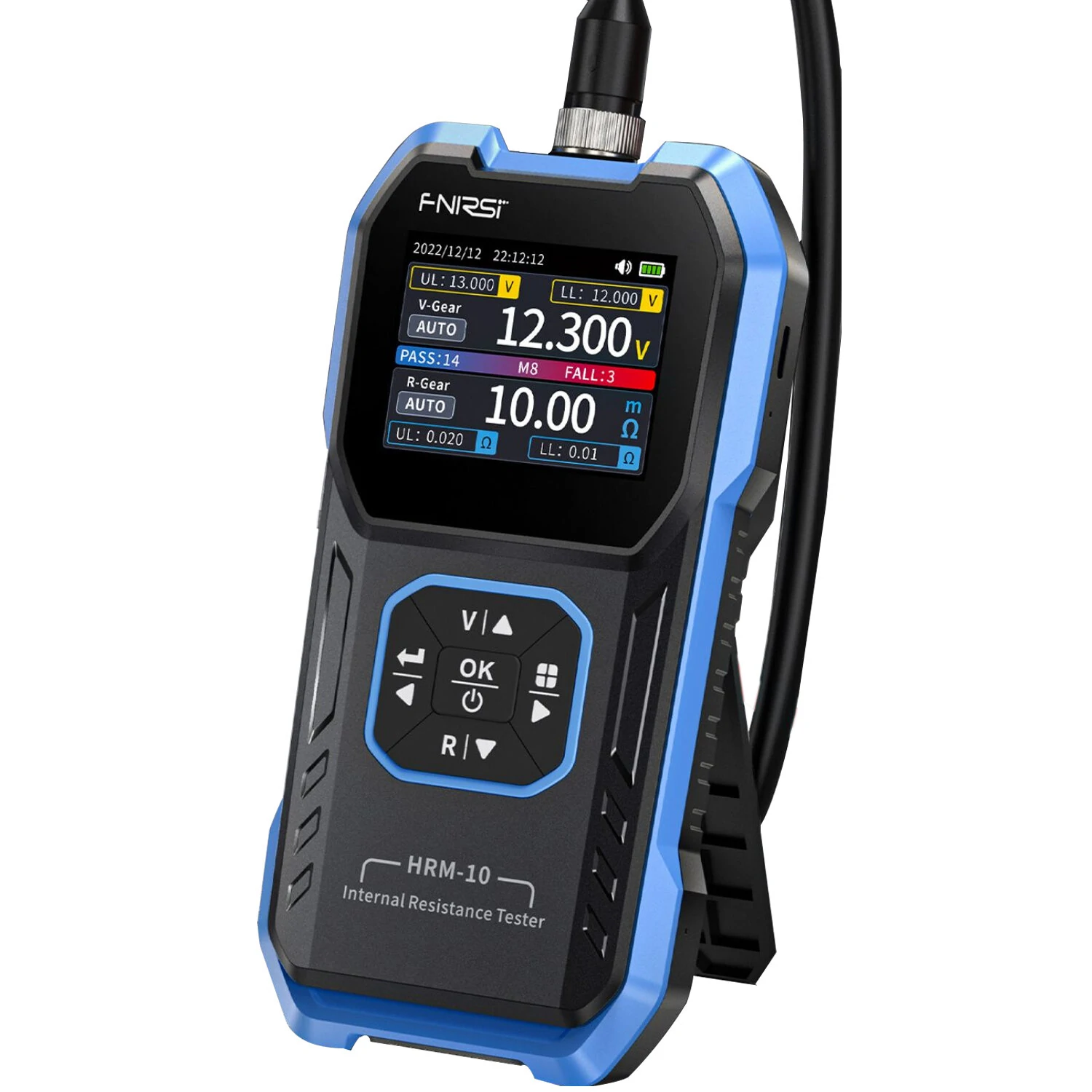 FNIRSI HRM-10 Battery Tester - Internal Resistance & Voltage Meter for 18650 Lithium Car Battery