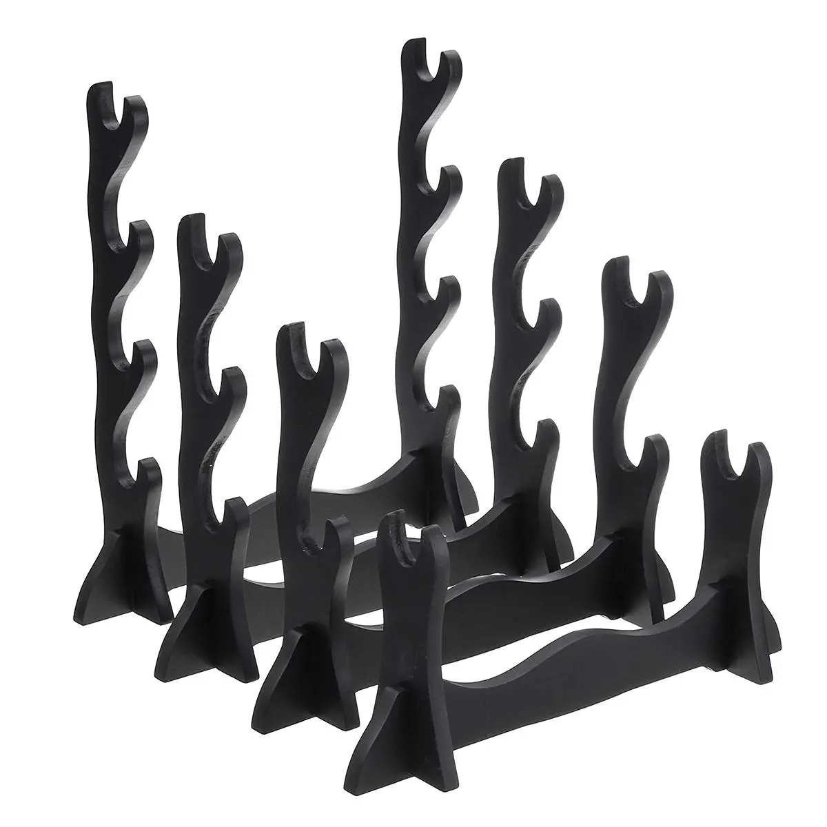 Samurai Tool Holder - 4 Layer Wall Mounted Bracket for Katana Equipment