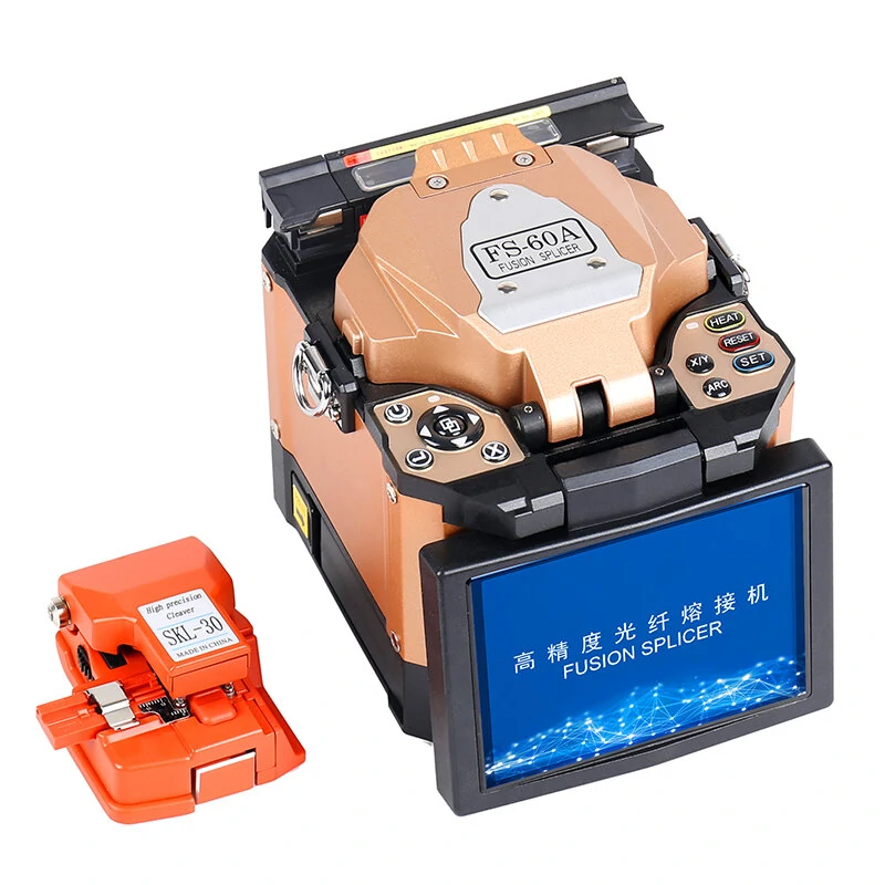 COMPTYCO FS-60A Automatic Fusion Splicer Machine | Gold Fiber Optic Splicer
