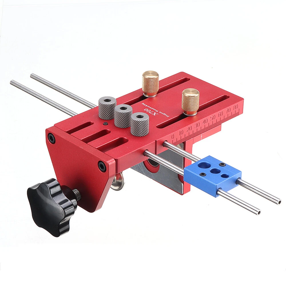 X700 3-in-1 Aluminum Doweling Jig with Clamping System | Woodworking Tool