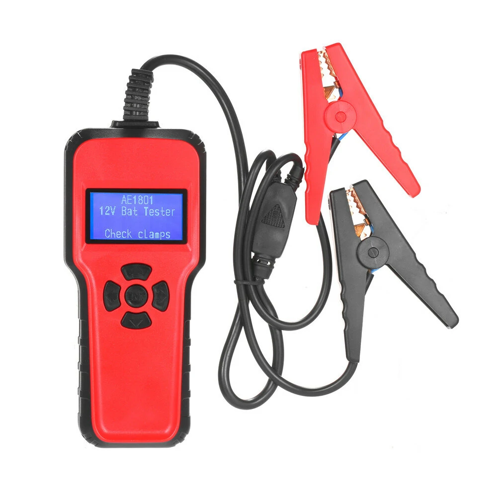 AE1801 Battery Capacity Tester | 6-18V Auto Car Battery Analyzer with LCD Display