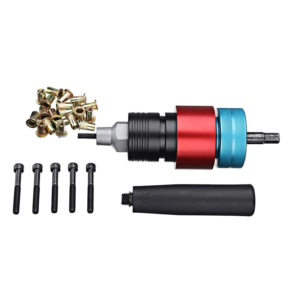 Drillpro LT8 Cordless Riveter Kit - Automatic Stop Clutch Type | M4 M5 M6