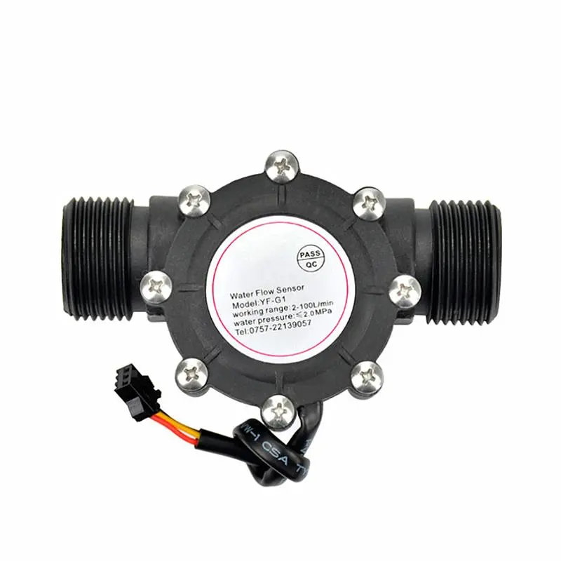YF-G1 Water Flow Meter Sensor | DN25 G1 2-100L/min | Water Heater Accessories