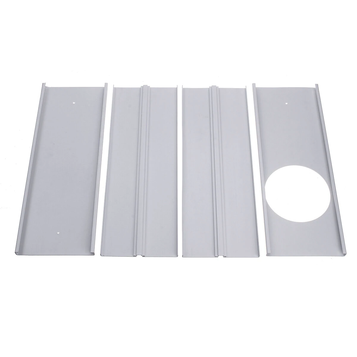 Adjustable AC Window Slide Kit - 160cm 4-Piece Wind Shield for Portable Air Conditioner