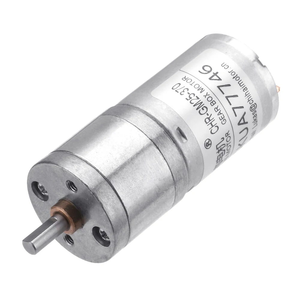CHIHAI Permanent Magnet Micro Gear Motor - 24V DC 60rpm 1:98.8 Ratio
