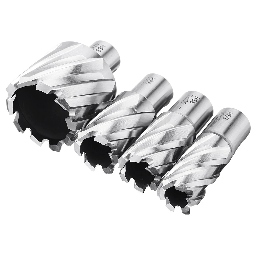 Drillpro 12-42mm HSS Annular Cutter | Metal Core Drill Bit for Magnetic Drill Press