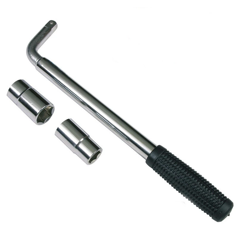 Chrome Vanadium Steel Socket Wrenches | Telescopic L-Shaped Tire Wrenches