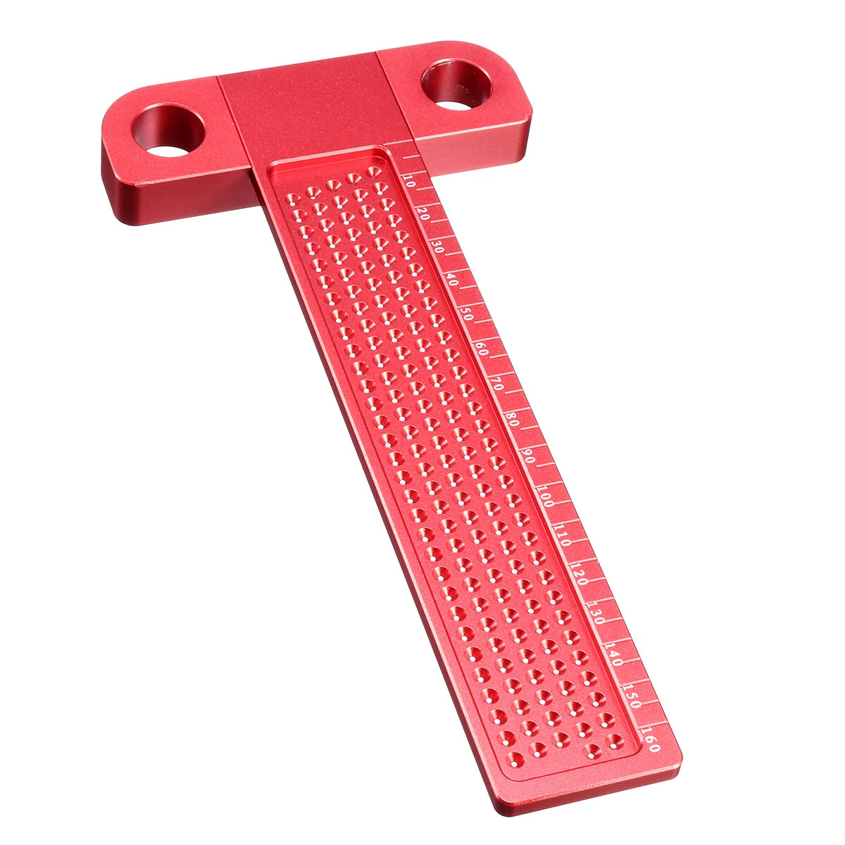 Drillpro T-160 Aluminium Alloy Hole Positioning Ruler | Metric Precision Marking Scriber