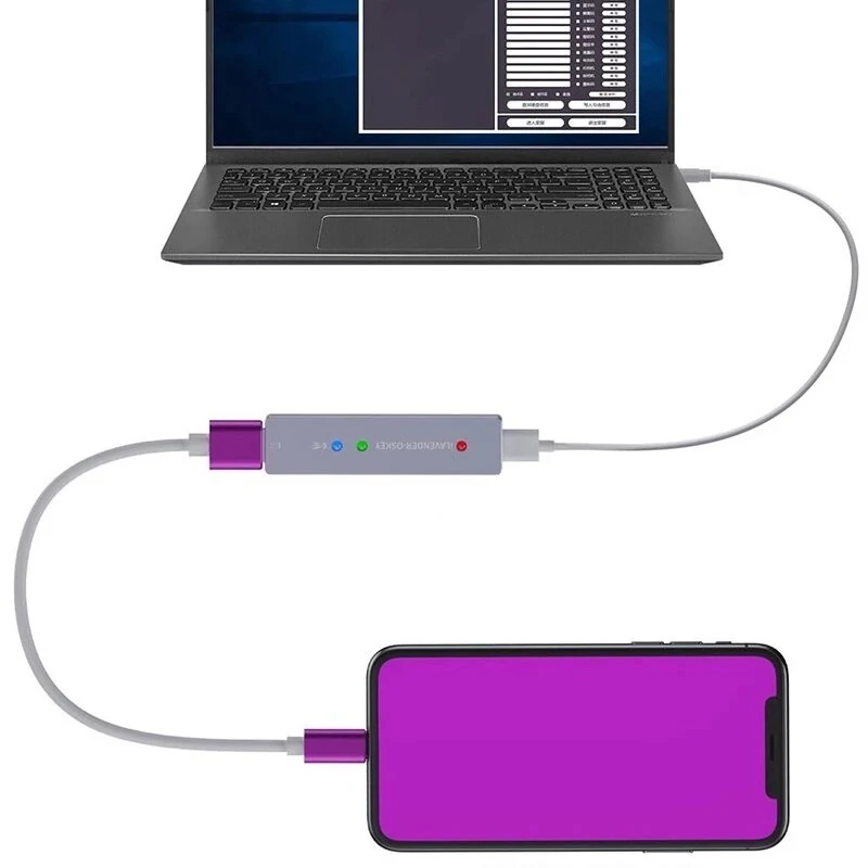 Lavender DFU Box Tool - One Button Purple Screen | Read Write Serial for iPhone 6-X