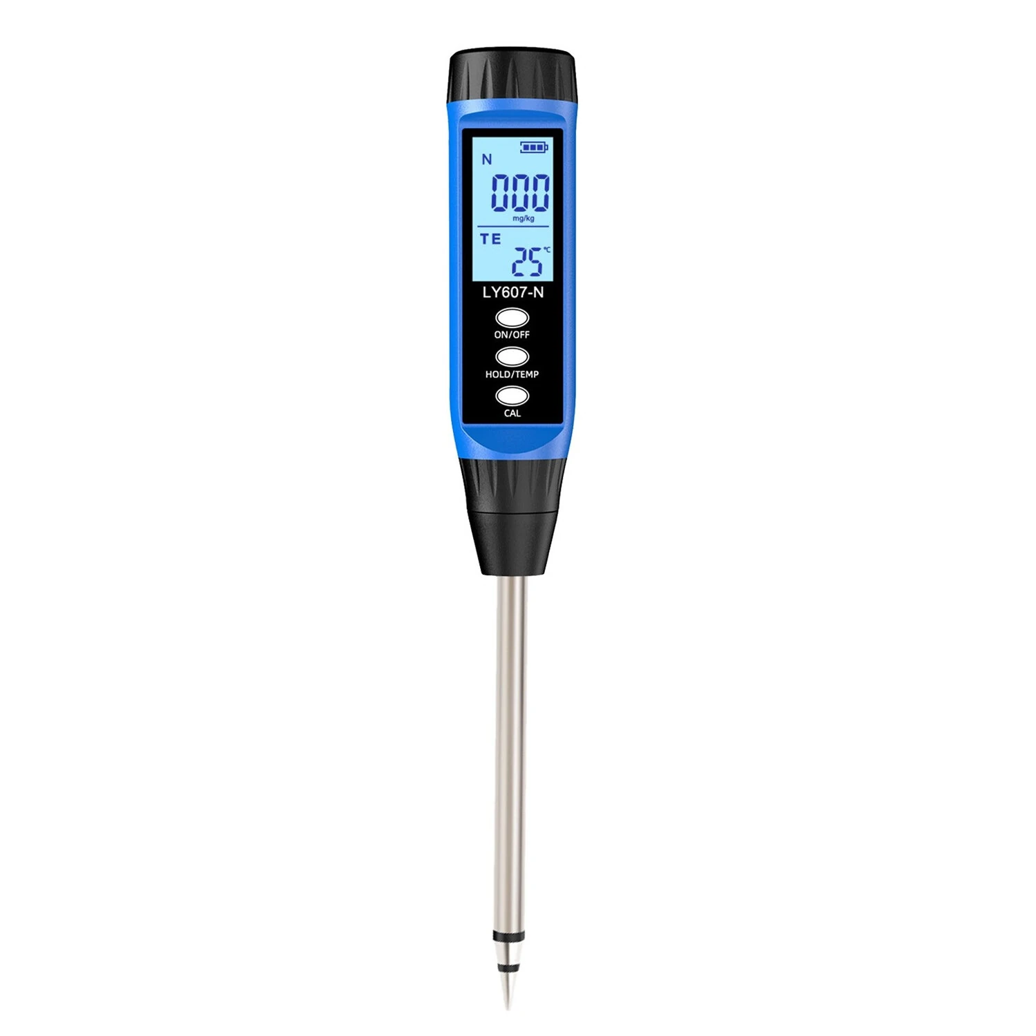 LY-607-N LED Soil Tester | Nitrogen & Temperature Detection | 0-1999mg/kg High Sensitivity Probe
