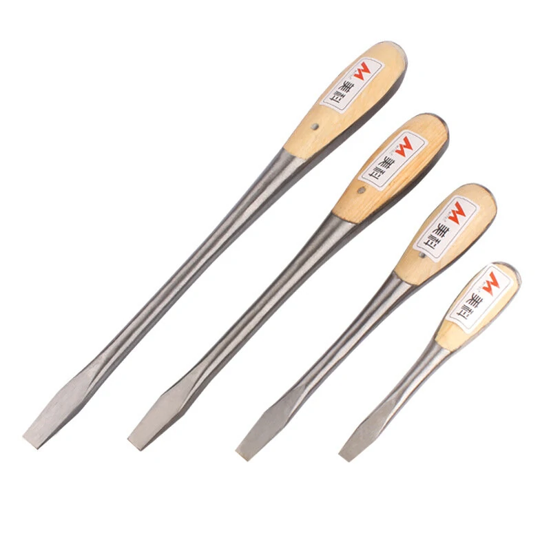 MYTEC Slotted Screwdriver - 6/8/10/12 Inch Knockable Clamping Handle | Multi-Tool