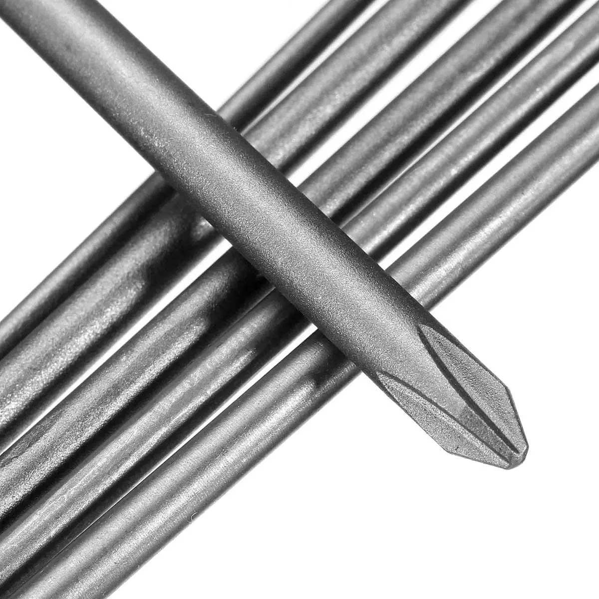 12pcs 150mm Long Screwdriver Bits - 1/4 Inch Hex Shank Magnetic Cross Head Set