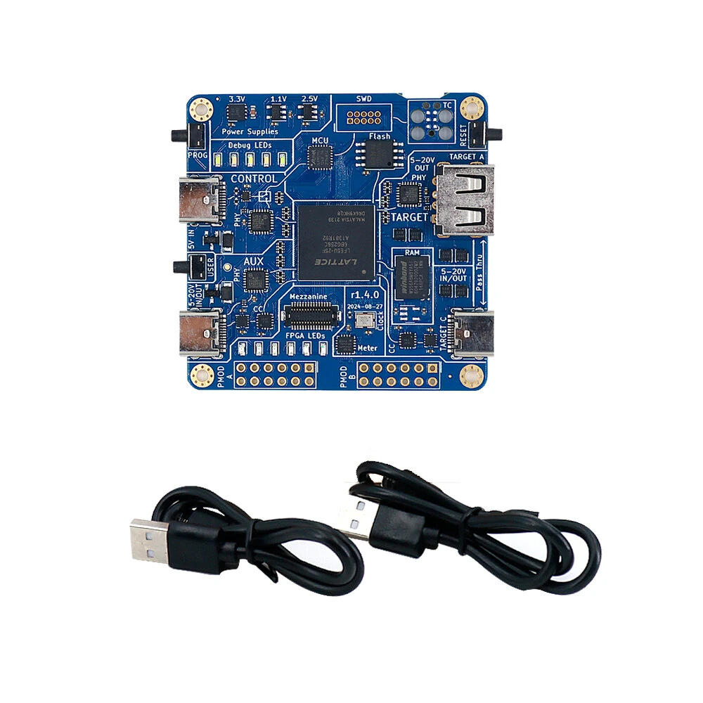 Cynthion LUN 837L USB 2.0 Protocol Analyzer | 3x USB-C, FPGA, Cross-Platform