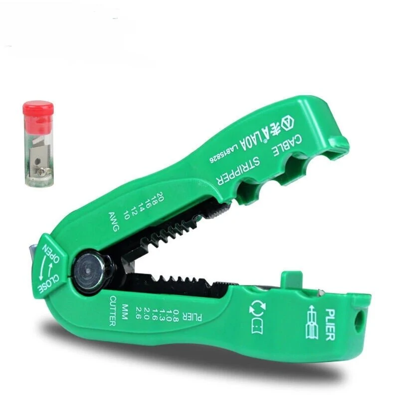 Laoa Multifunctional Wire Cutter Stripper | 0.8-2.6mm Cable Crimp Tool | Portable Hand Tool