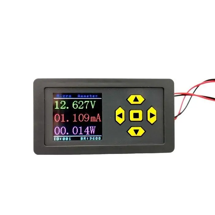 Micro-ampere DC Voltmeter Ammeter | High-precision Color Screen | RS485 MODBUS