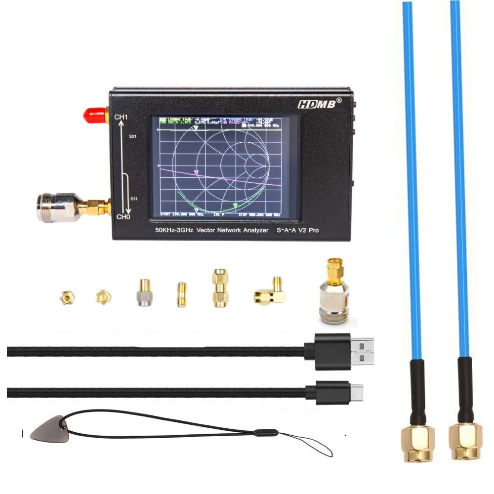 NanoVNA V2POR Vector Network Analyzer | 3.2 inch | HF VHF UHF Antenna Analyzer